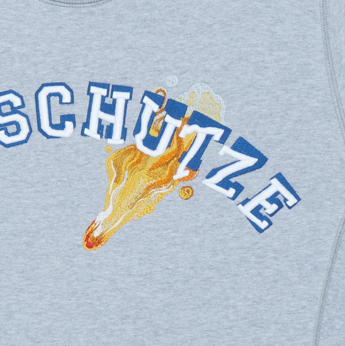 "asteroids" Crewneck grey melange - Image 2