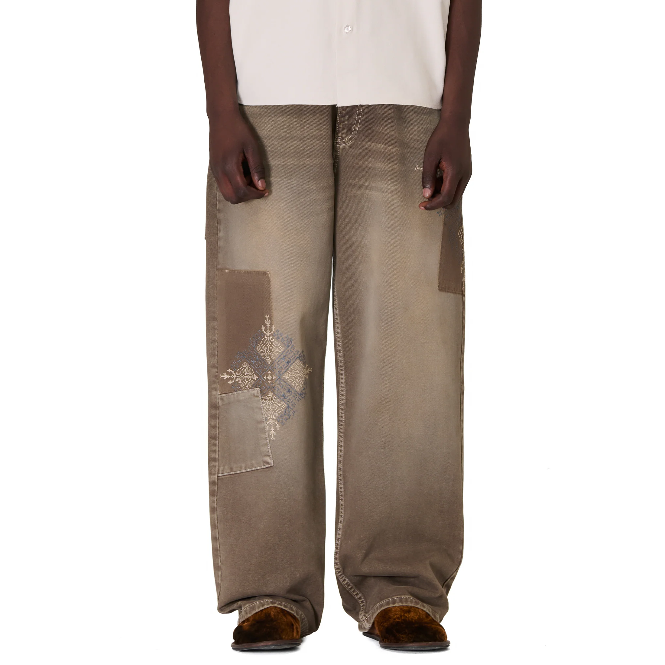 "aziza" brown washed Denim - Image 11