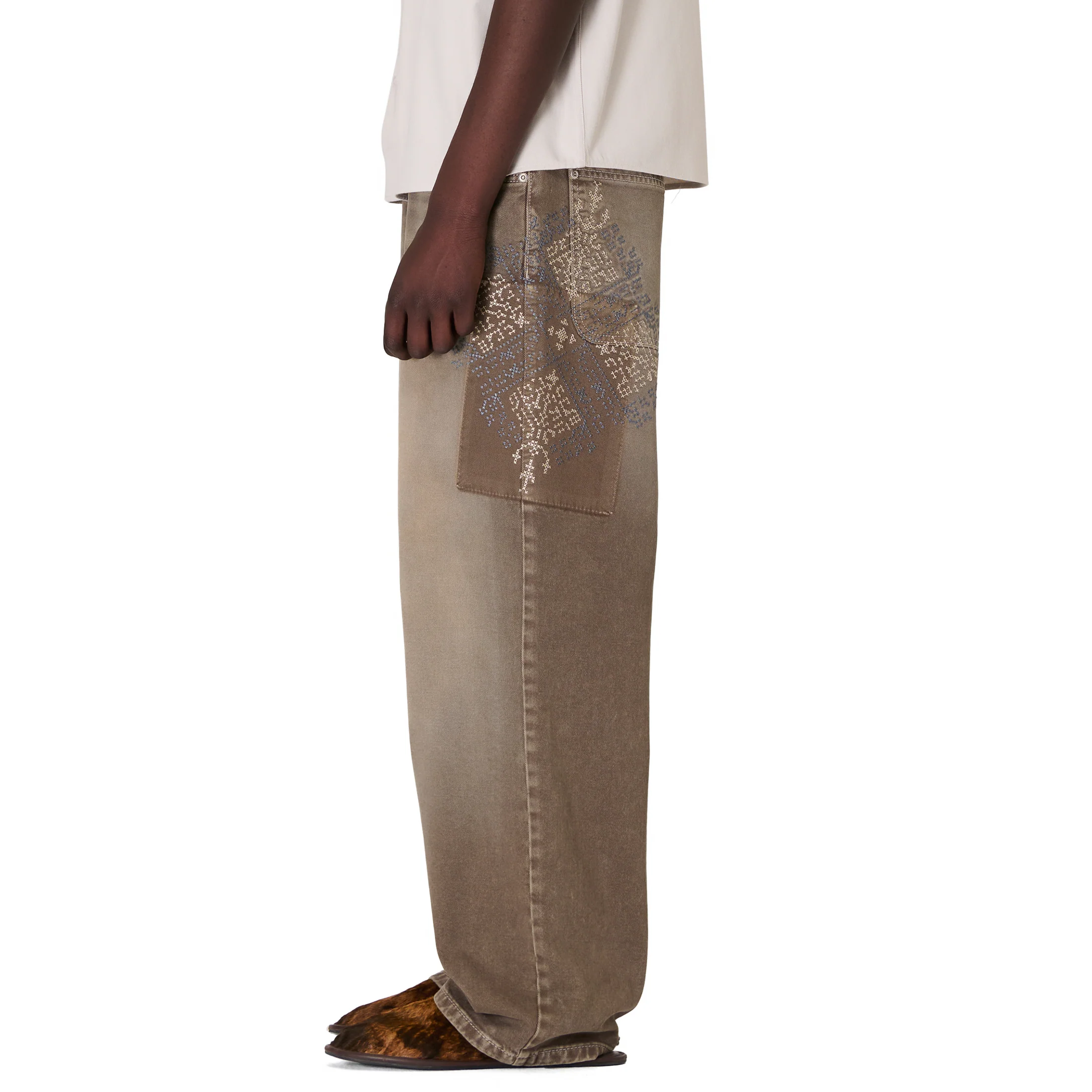 "aziza" brown washed Denim - Image 12