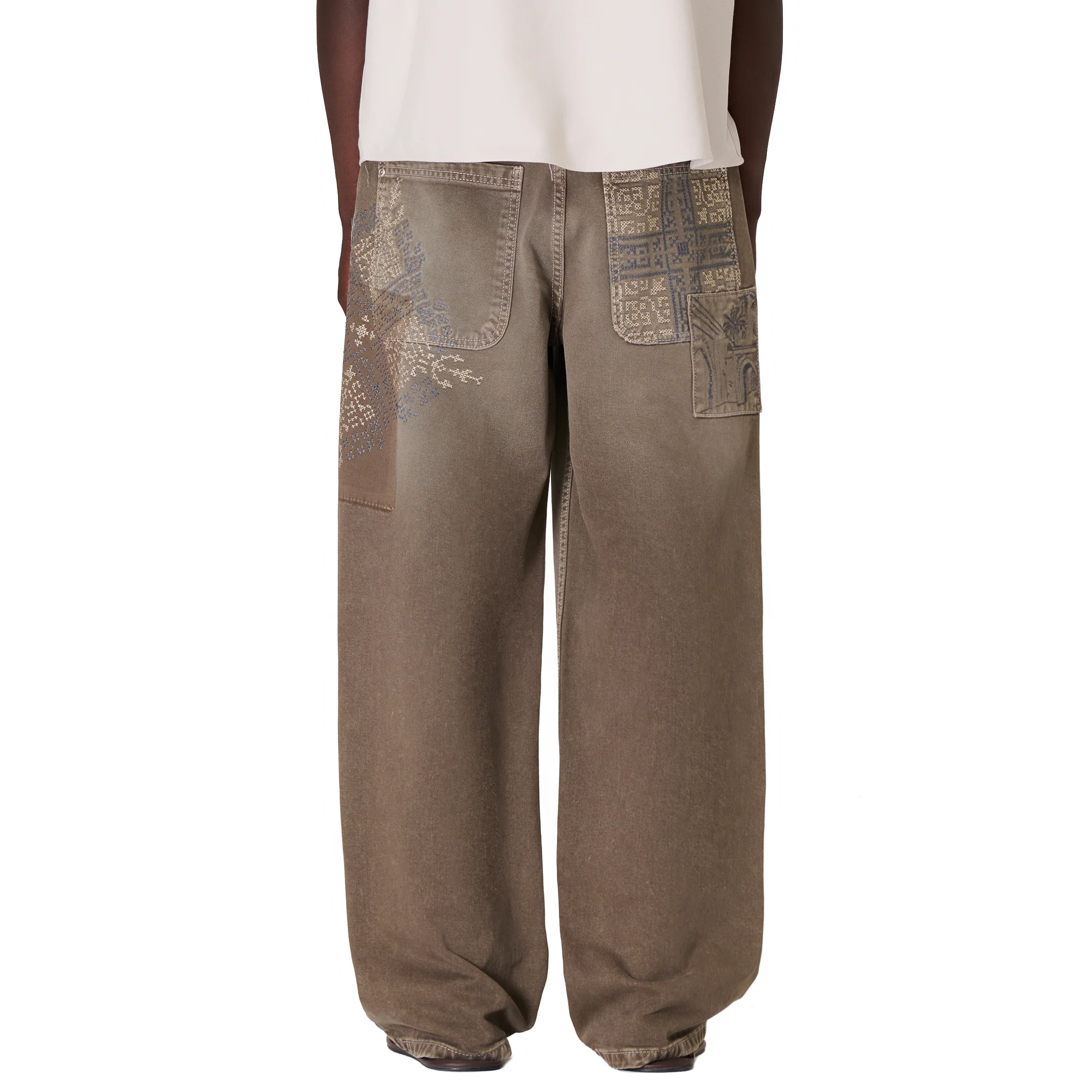 "aziza" brown washed Denim - Image 13