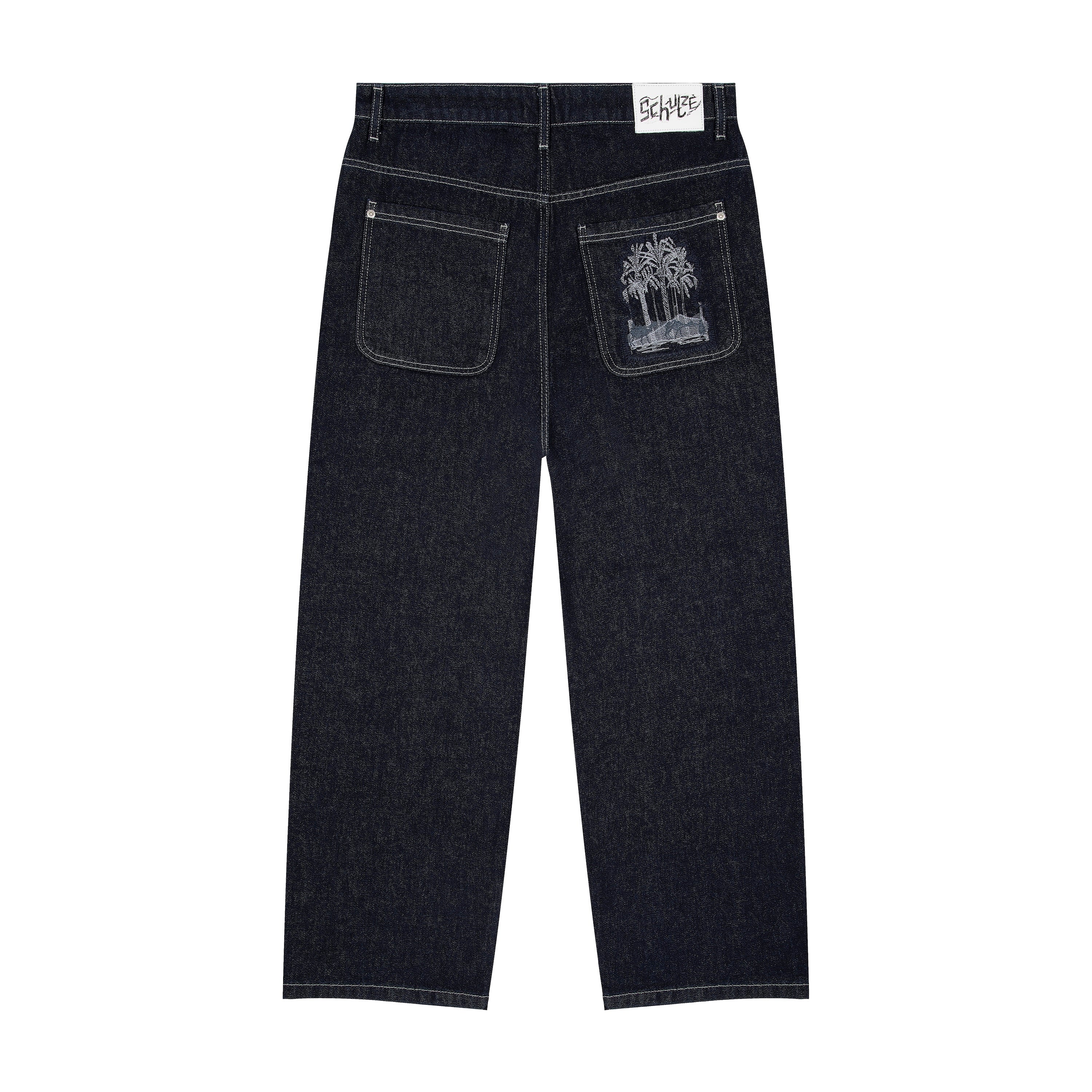 "aziza" raw Denim