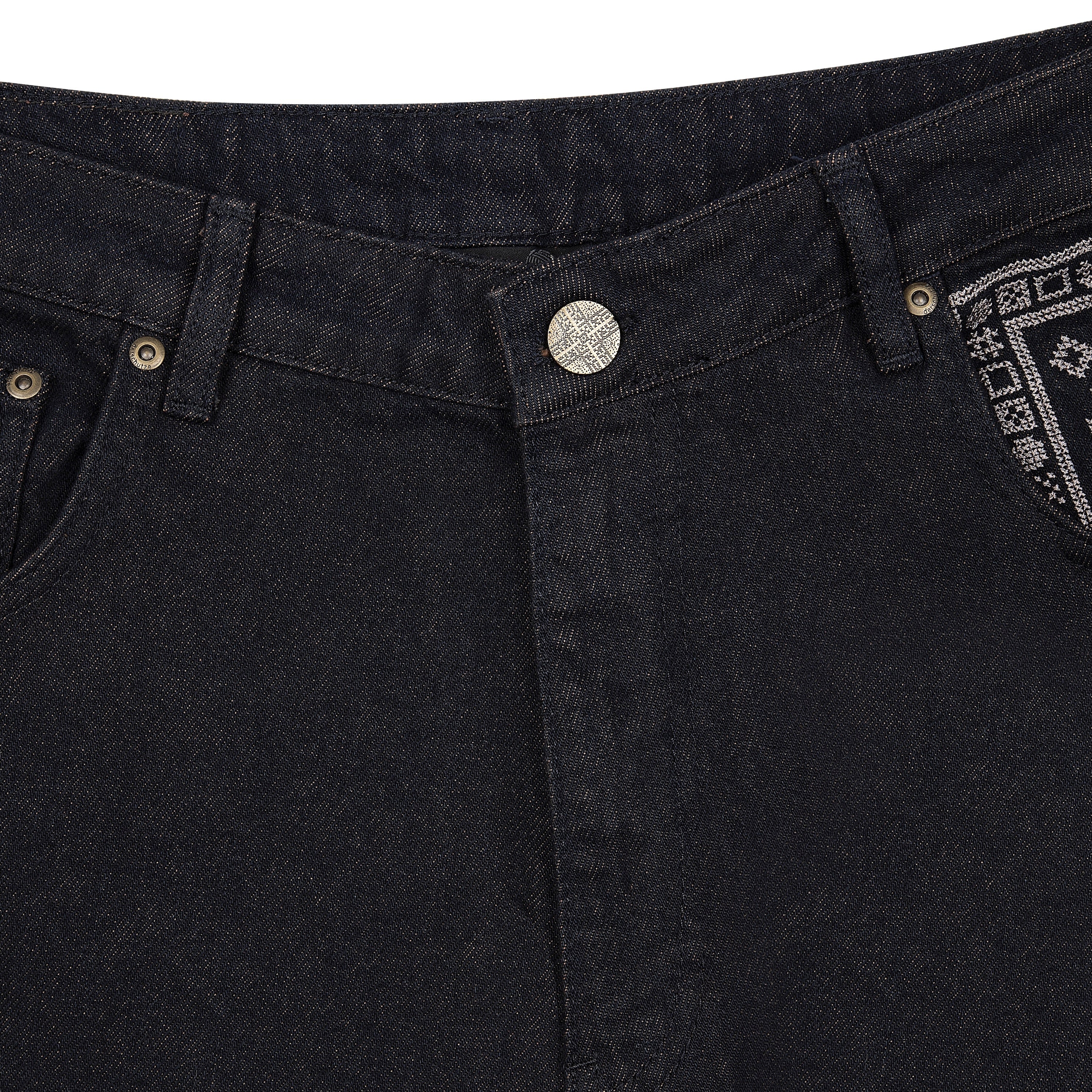 "aziza" red tinted Denim - Image 4