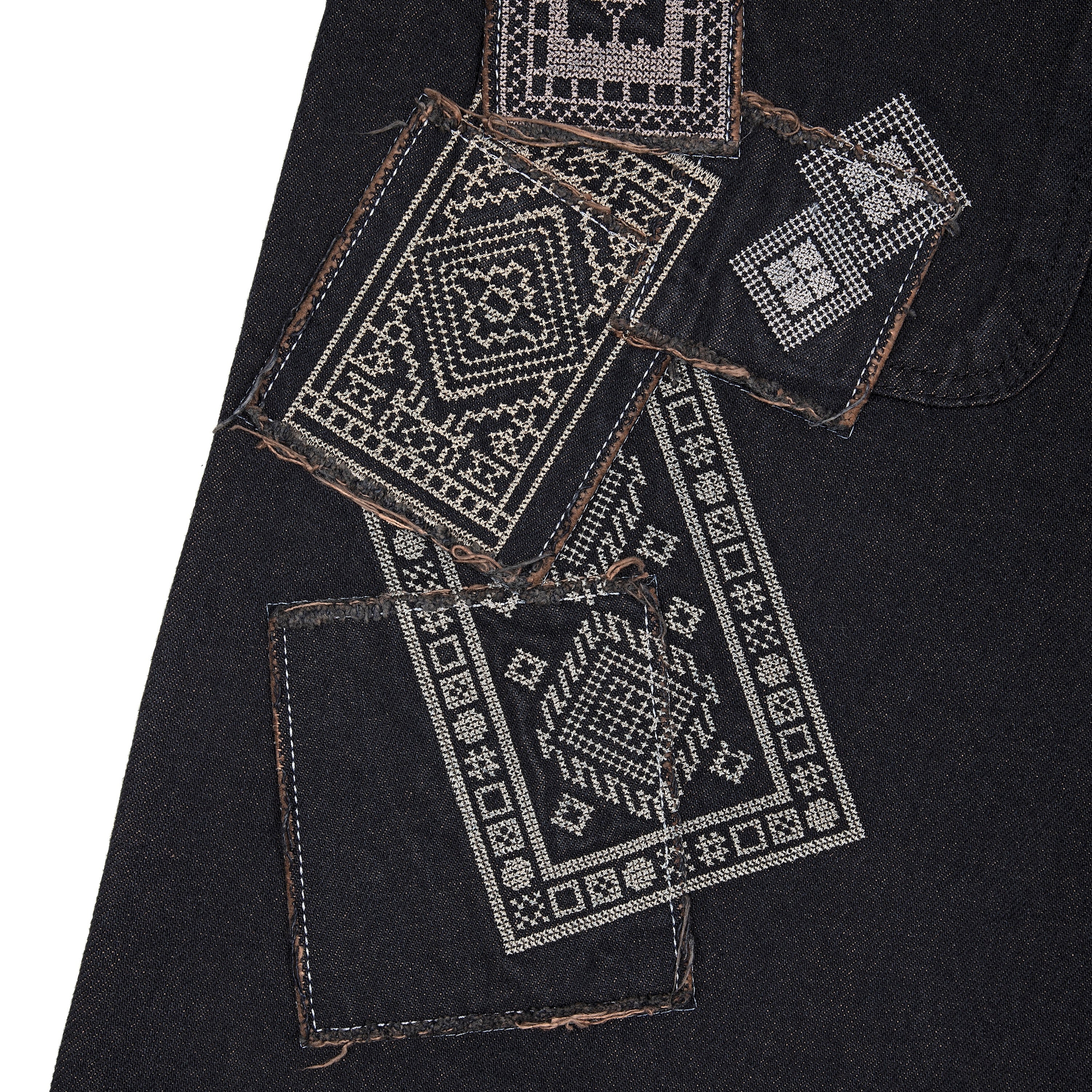 "aziza" red tinted Denim - Image 7