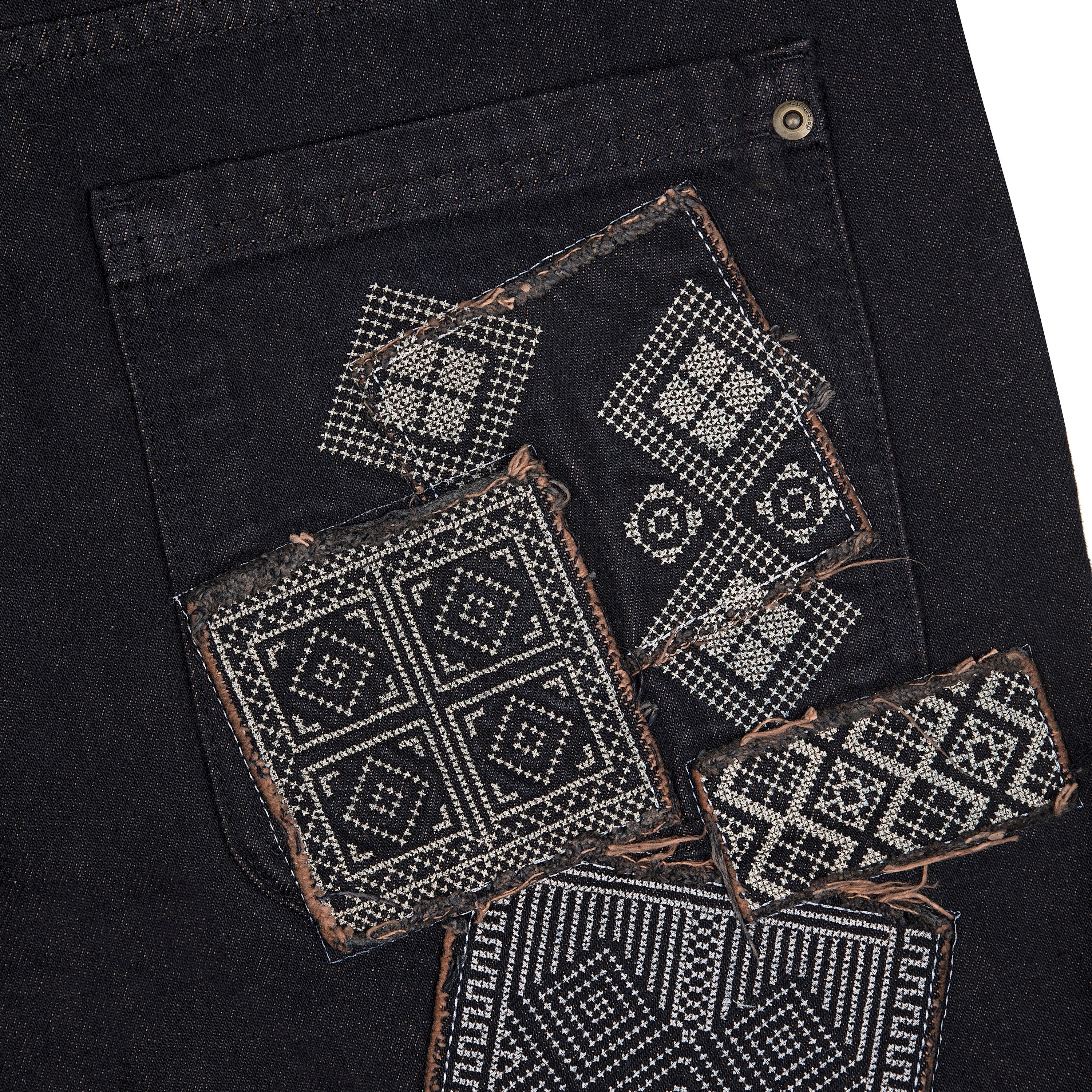 "aziza" red tinted Denim - Image 8