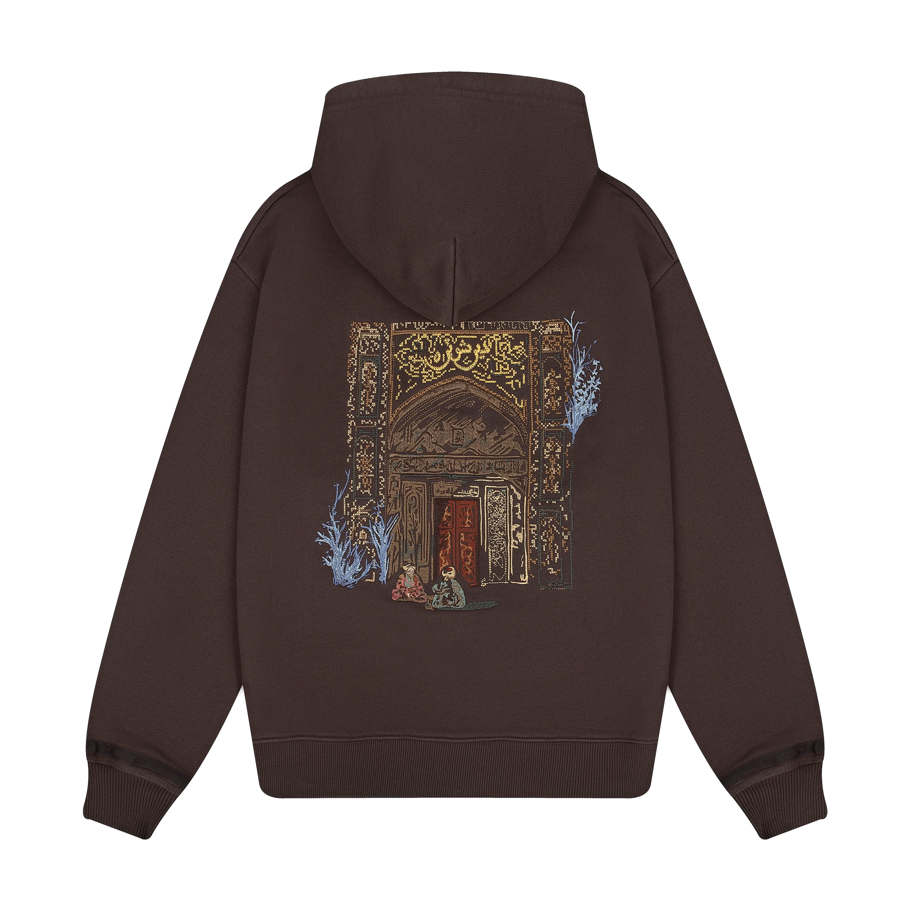 "aziza" Zip Up brown