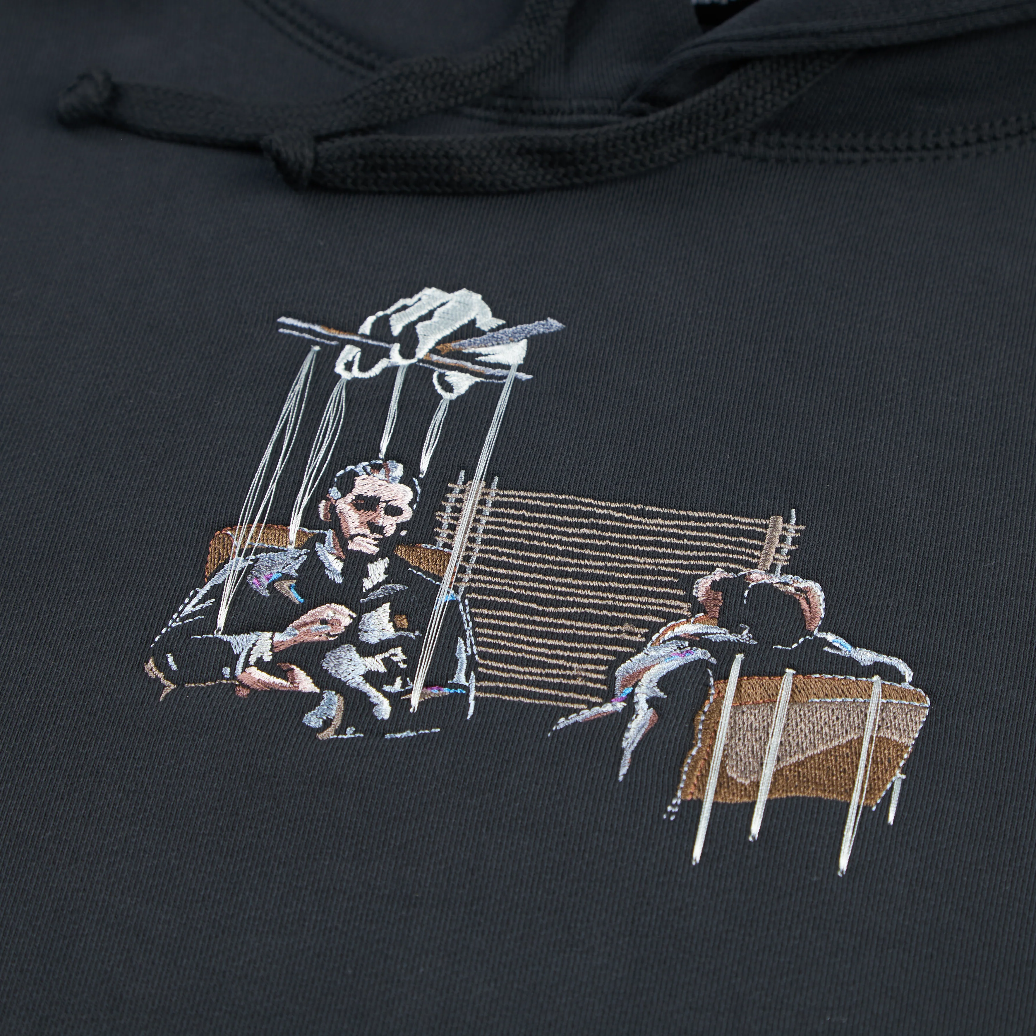 "derpate" Hoodie black - Image 2