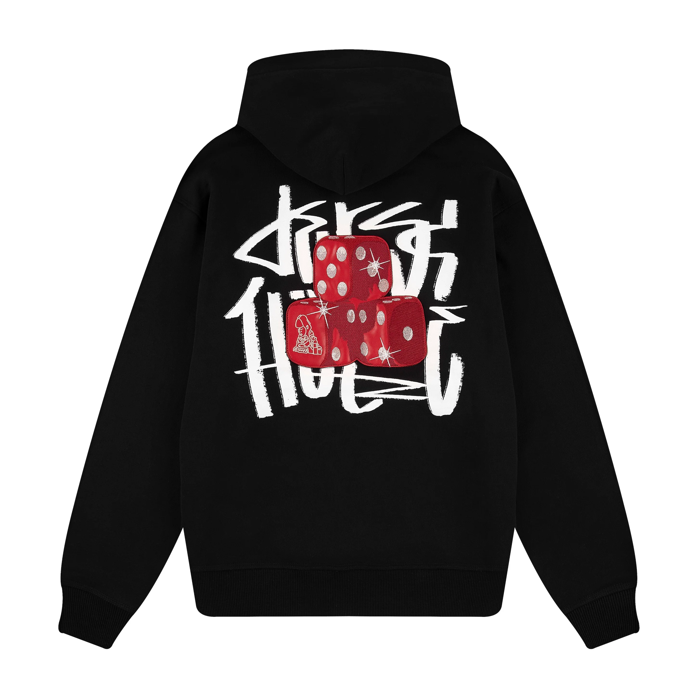 "dice" Hoodie black - Image 2