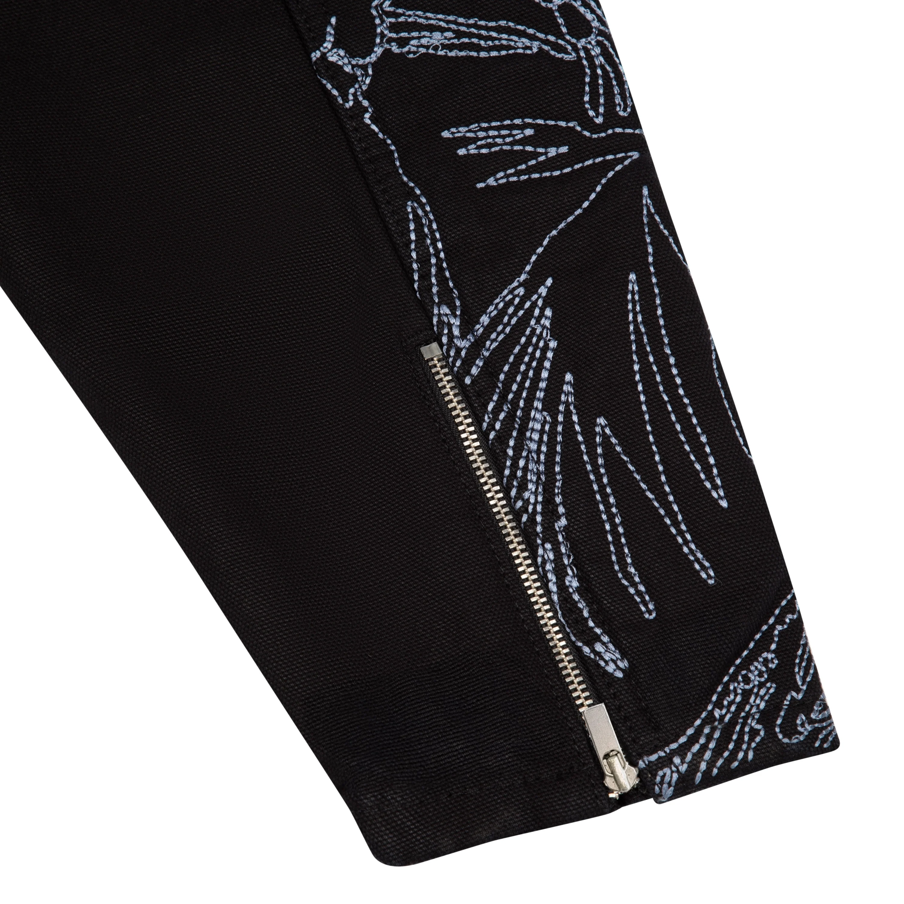 "hellboy" denim Biker jacket black - Image 6