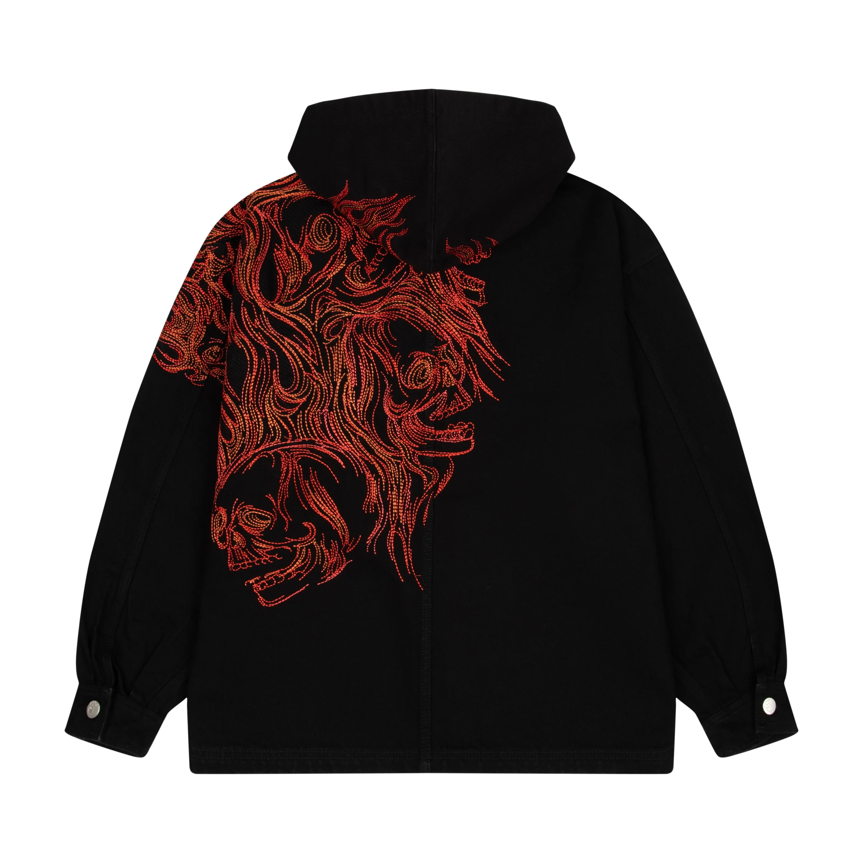"hellboy" denim Jacket black