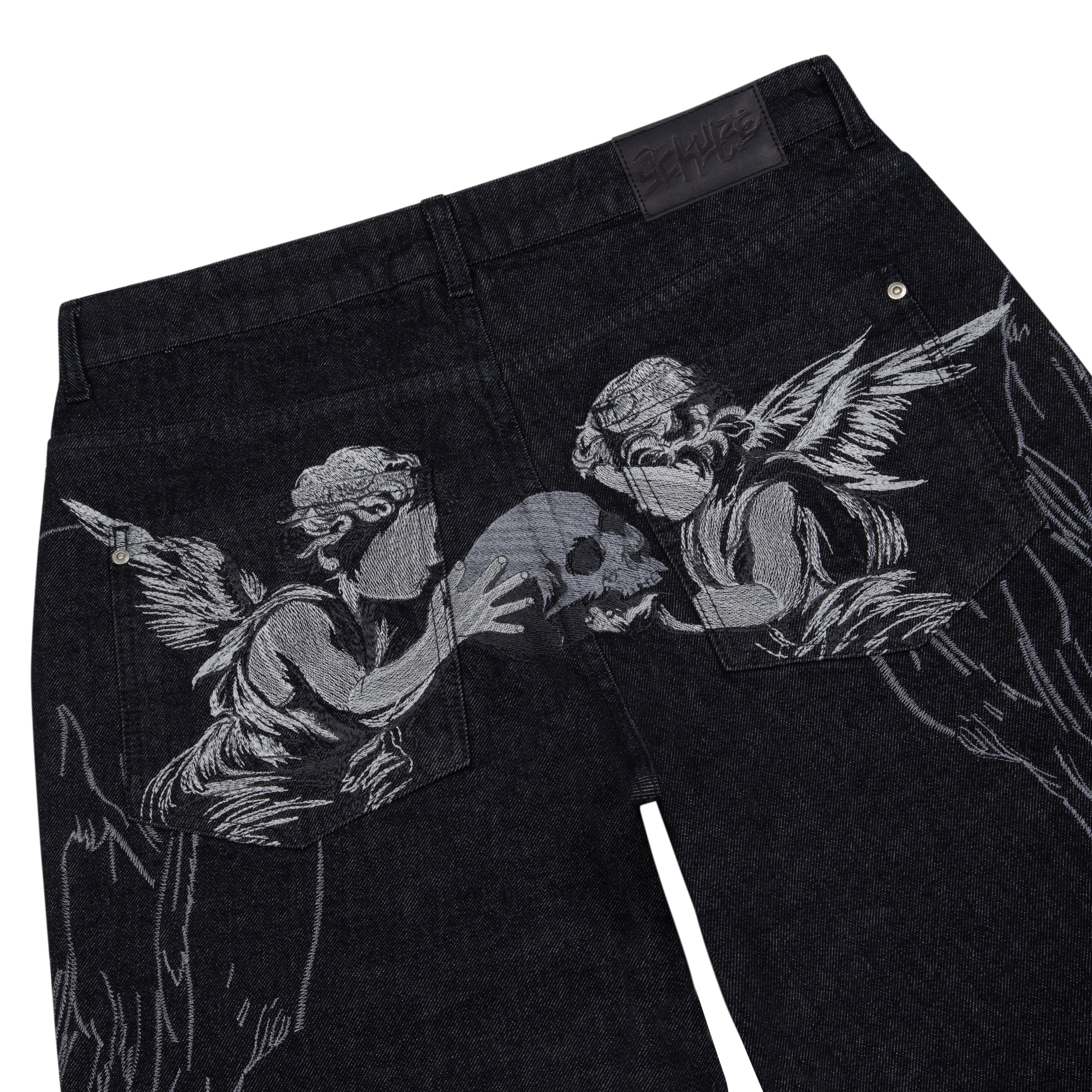 "hellboy" indigo raw bootcut Denim - Image 5