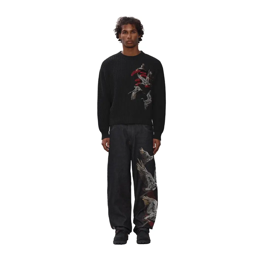 "kyoto" indigo raw Denim - Image 14