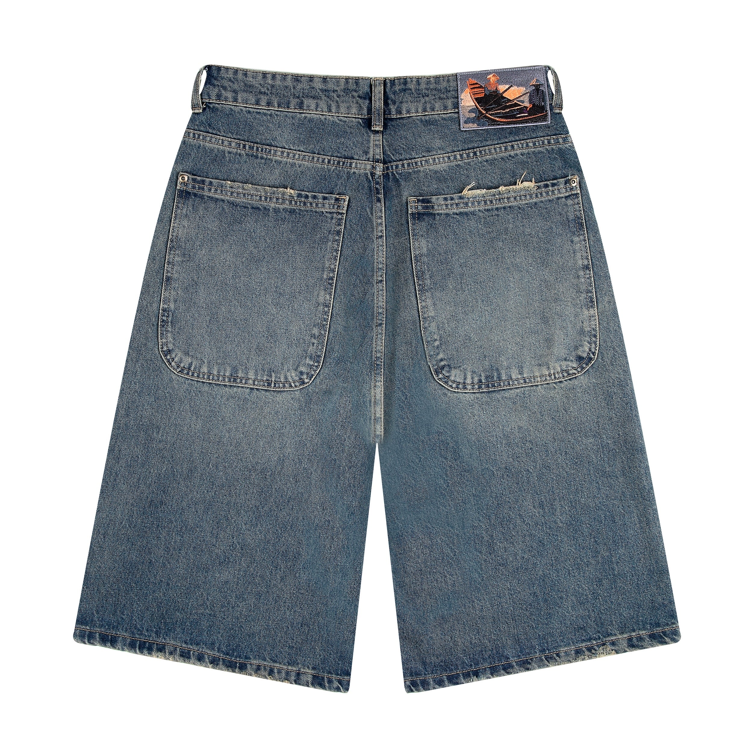 "lotus" Jorts indigo - Image 2