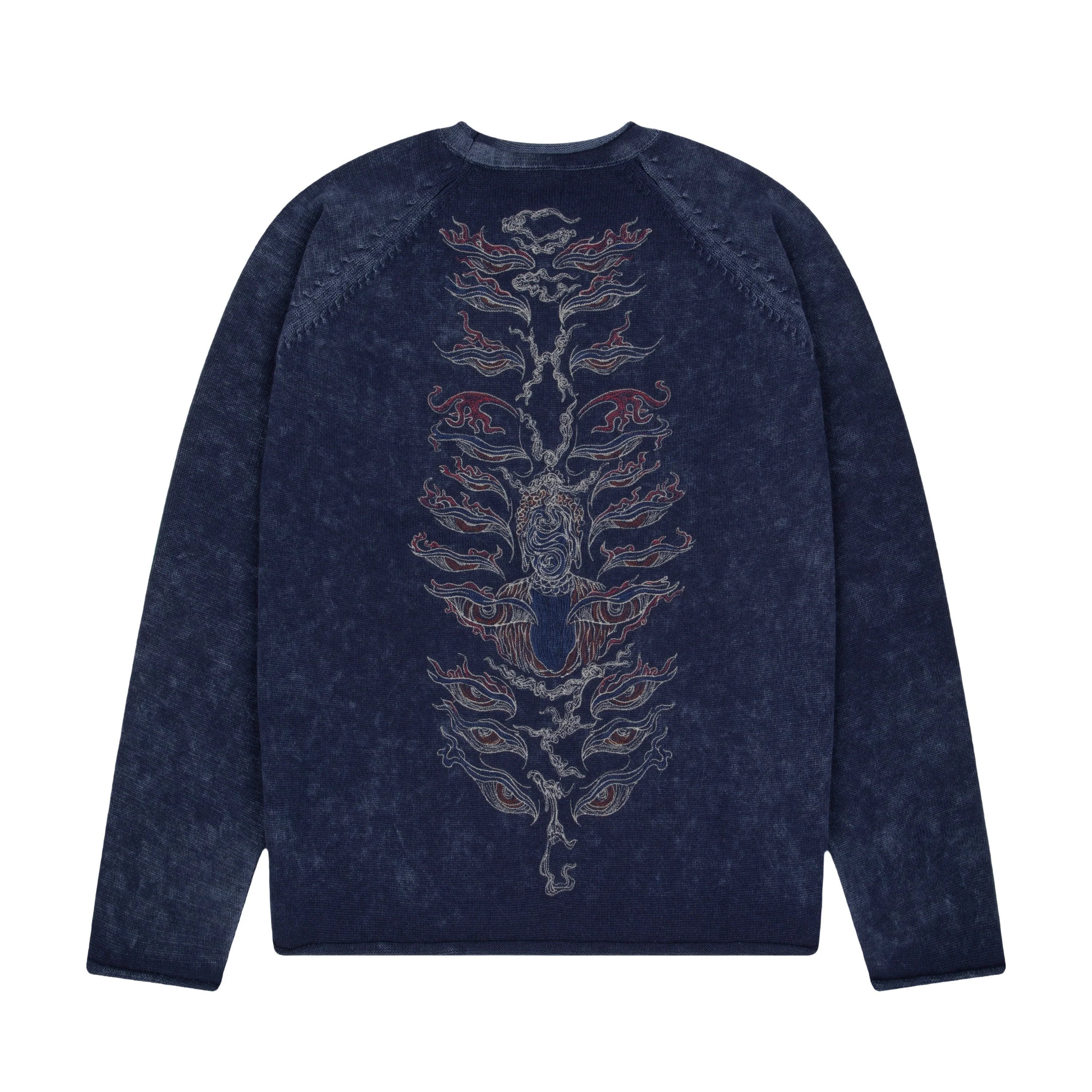 "lotus v2" Knit blue