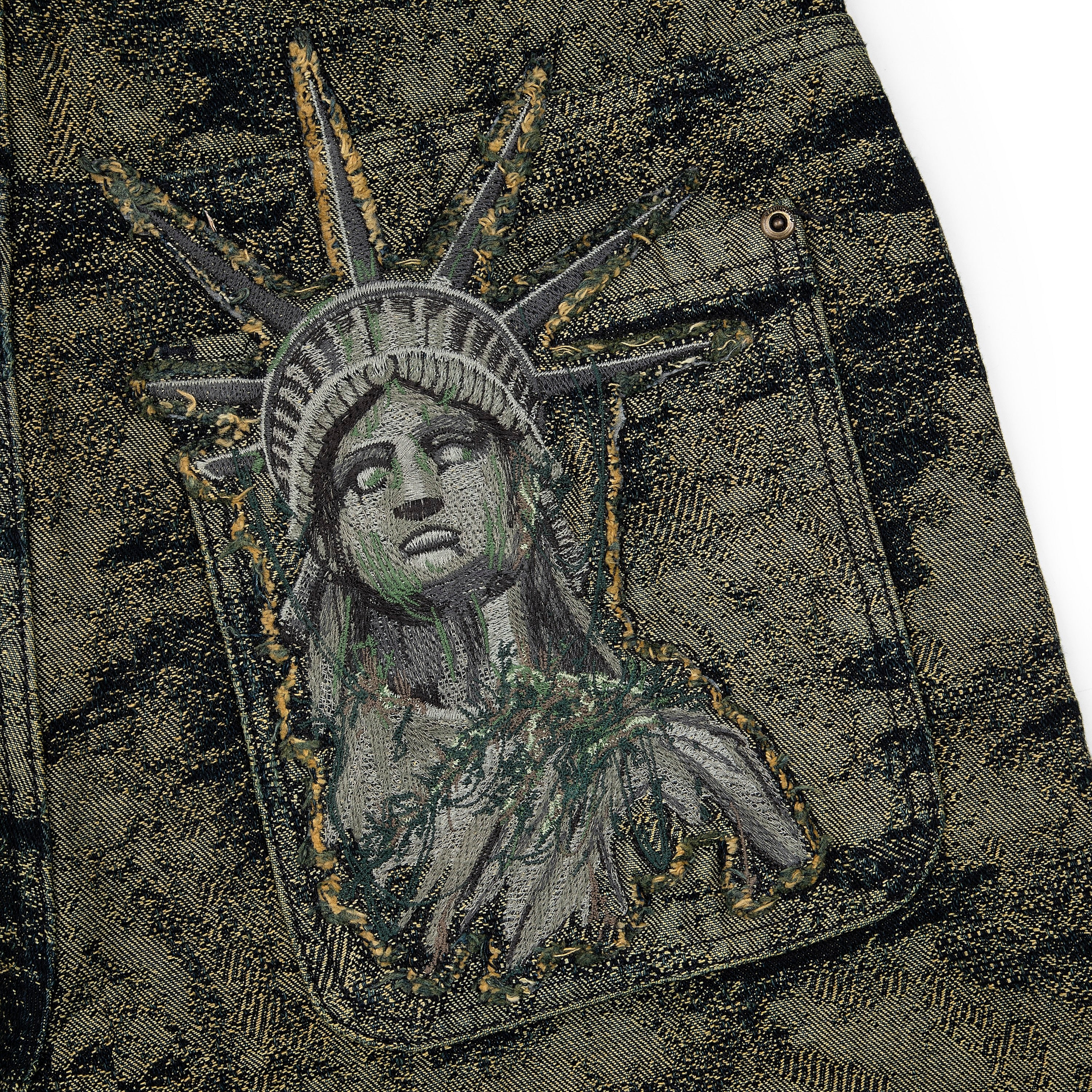 "NYC to RIO" camo Denim - Image 5
