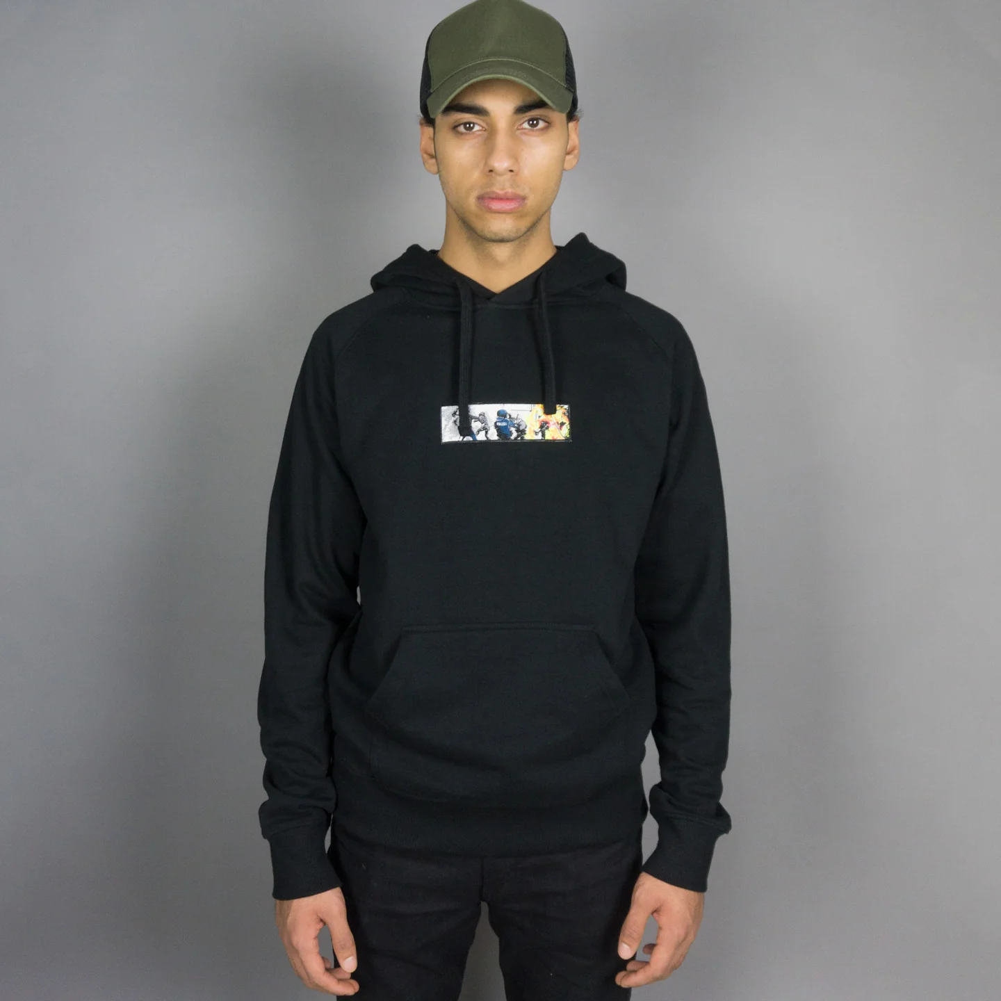 “POLIZEI” glow in the dark Hoodie