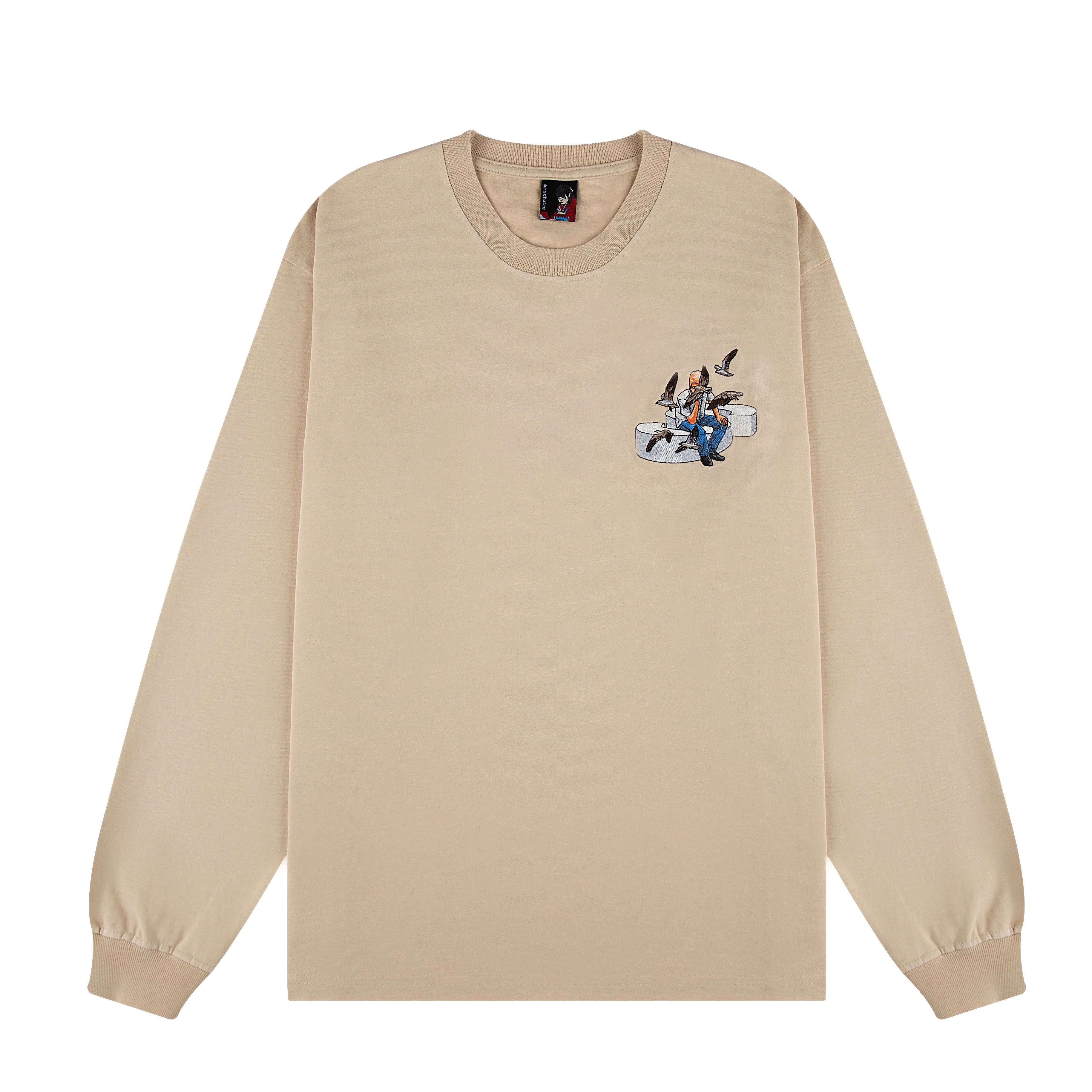 "silence" Long Sleeve beige