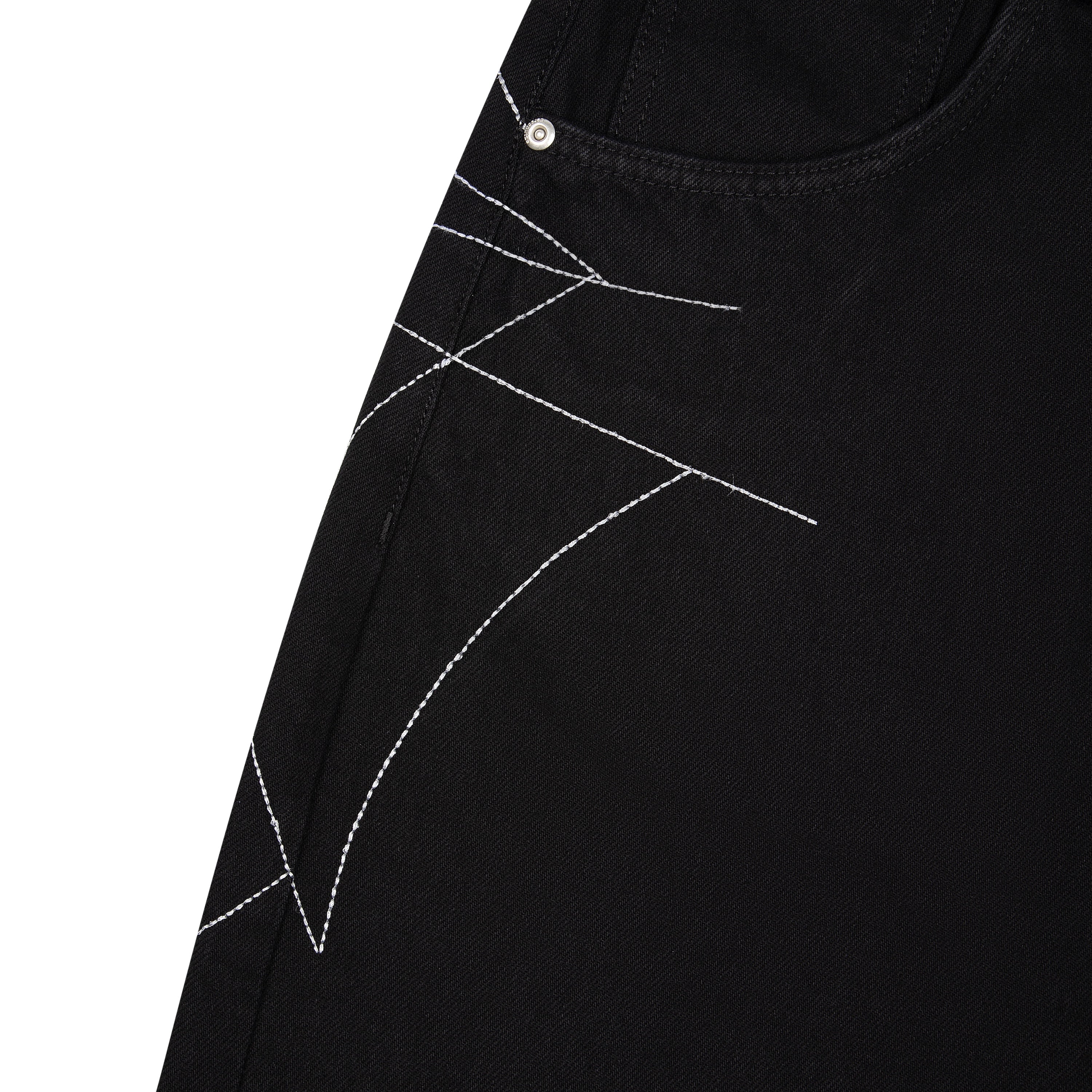 "spiderweb" raw Denim - Image 5