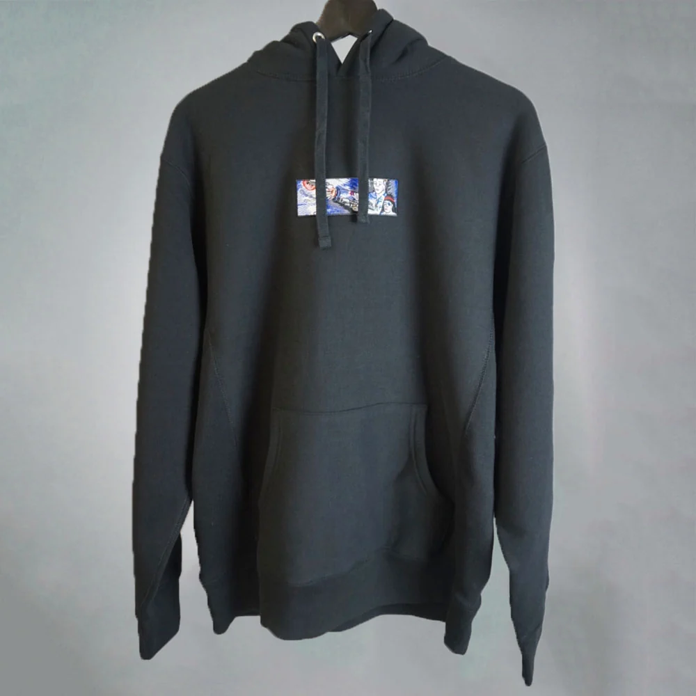 “Utopia” Hoodie Pitch Black