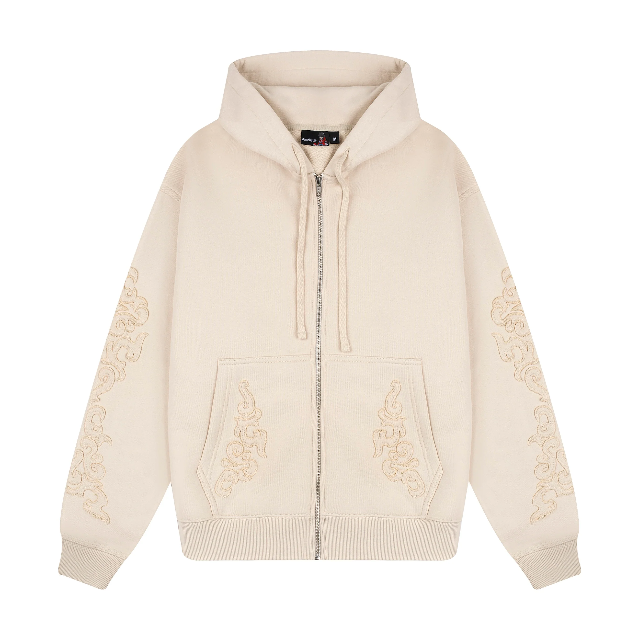 "western" Zip Up beige