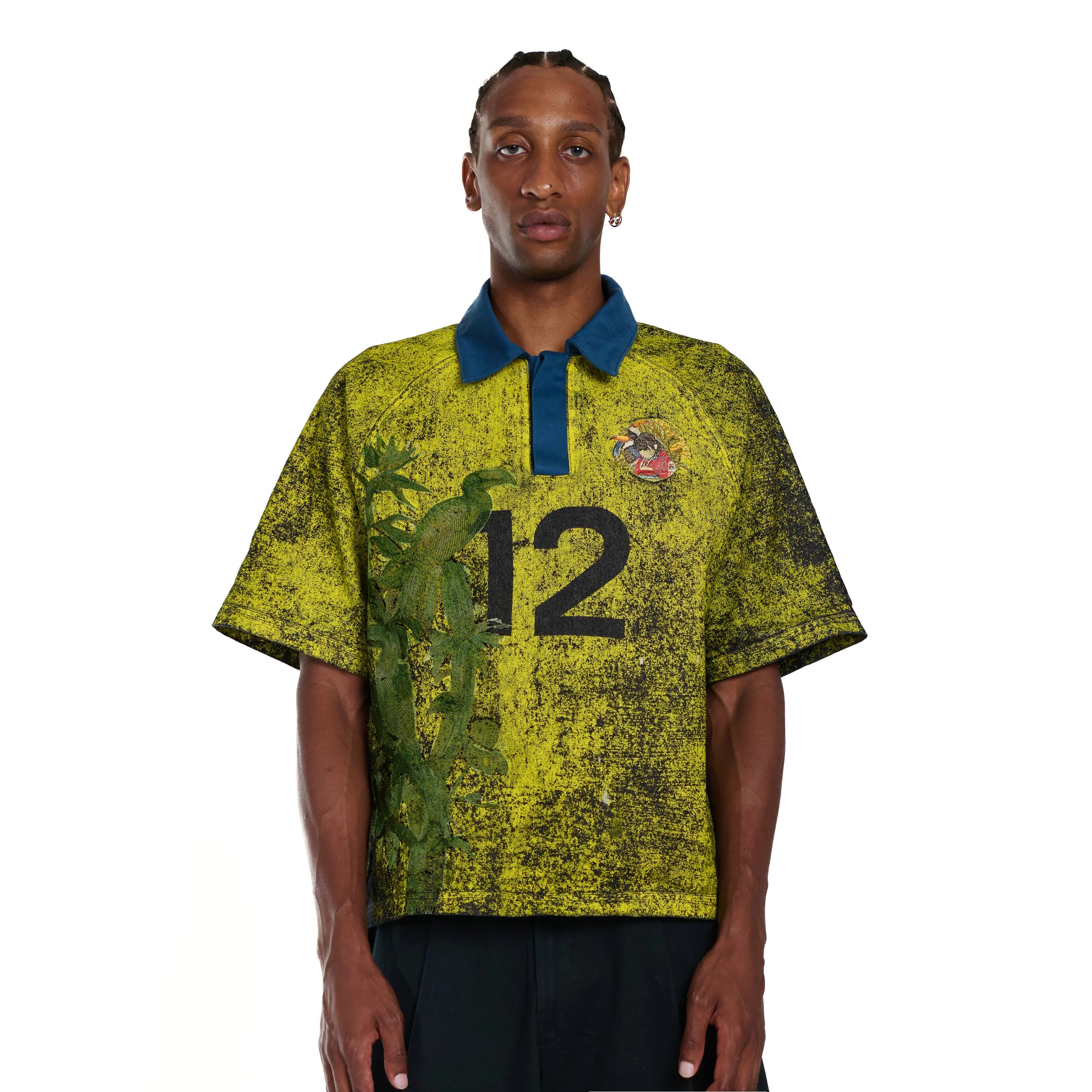 "world cup" Brazil denim Jersey - Image 5