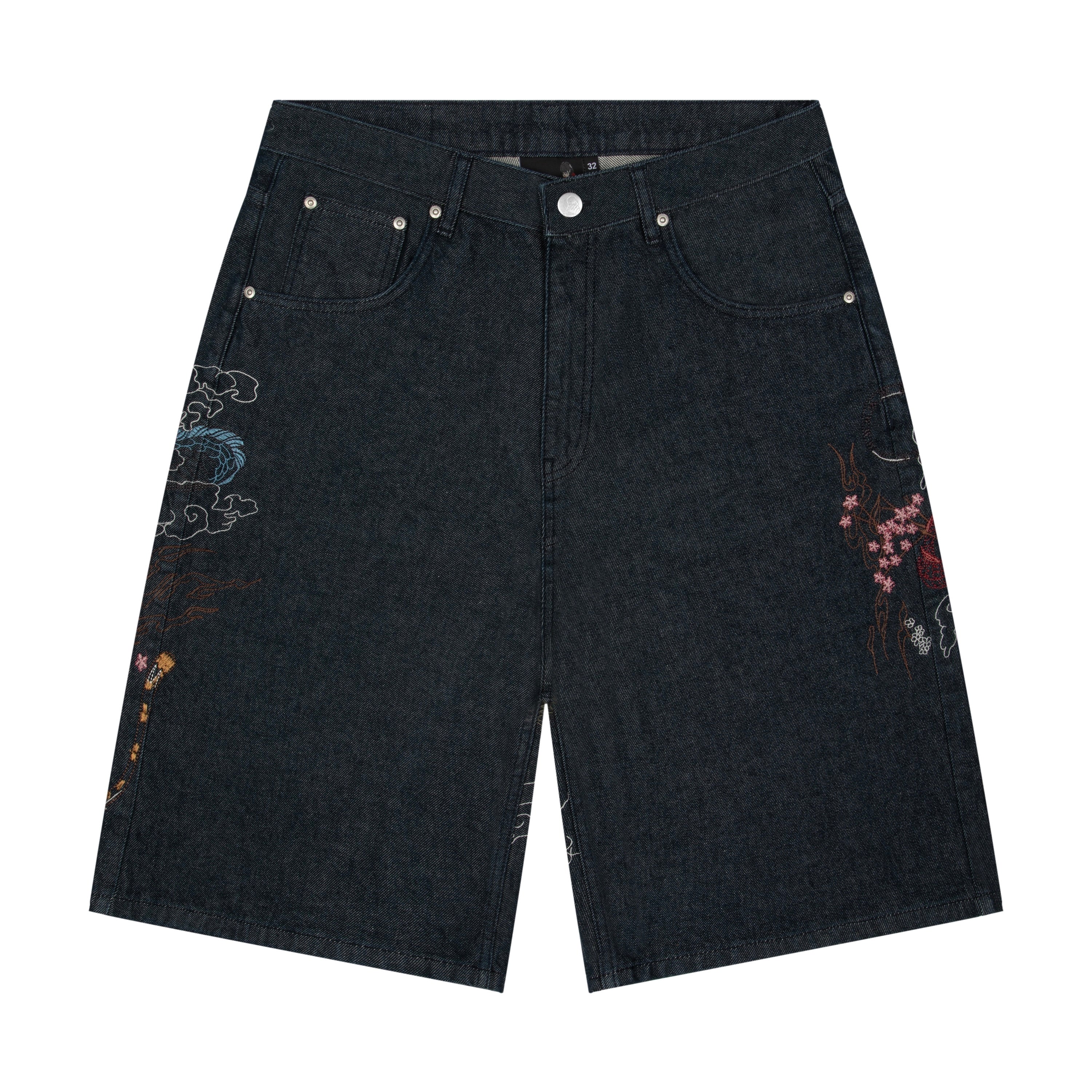 "yakuza" indigo raw Jorts 04 - Image 2