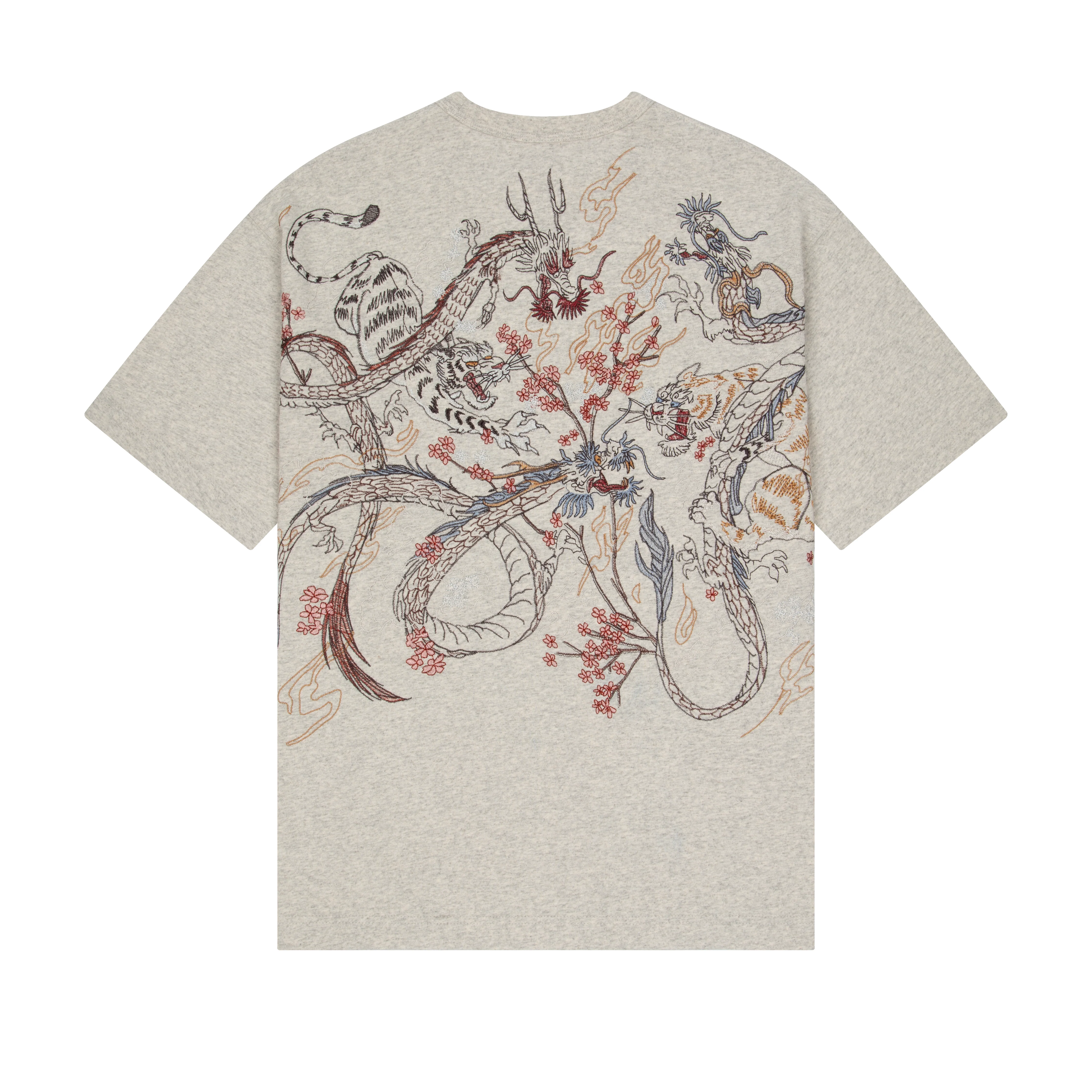 "yakuza" T Shirt grey melange