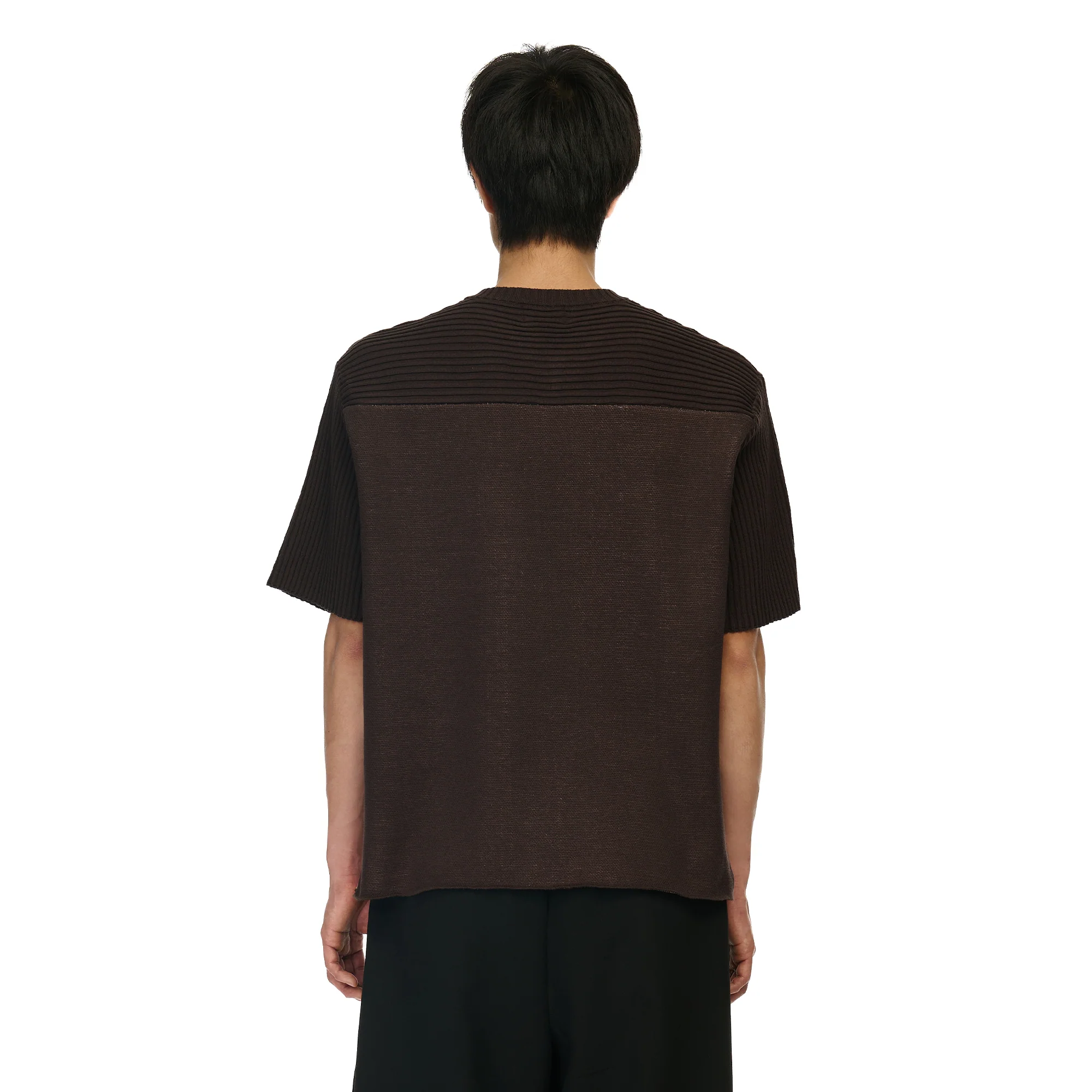 "yakuza v2" knitted Jersey brown - Image 7